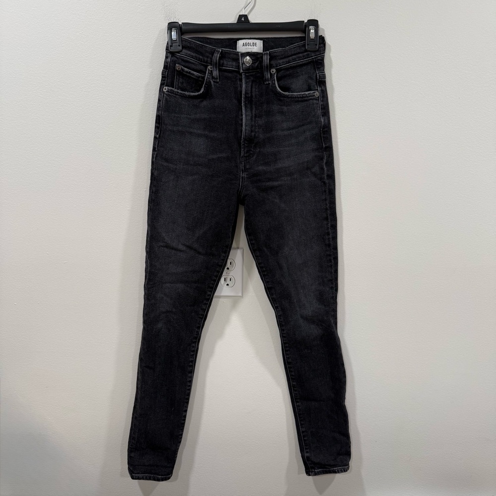 Agolde Women's Dark Wash Skinny Jeans Size 24 EUC